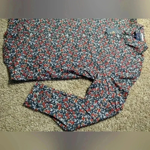 Good Man Brand Floral Long sleeve Button down shirt NWT - Picture 3 of 8